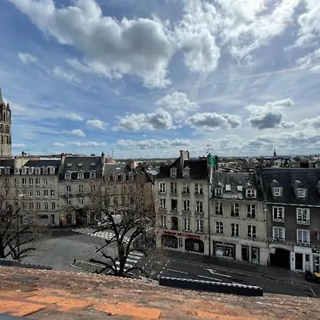 Duplex Centre Historique Abbaye Aux Hommes アパート *