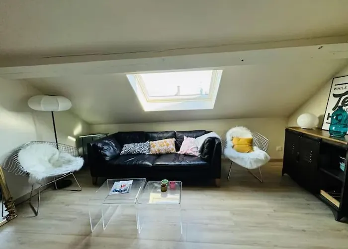 Duplex Centre Historique Abbaye Aux Hommes アパート *